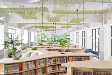 Tali Design, Hankou Junior High School Library, tecnne