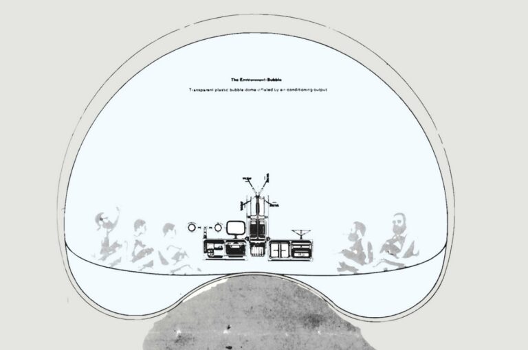 Reyner Banham, A home is not a house, The Environment Bubble ©Francois Dallegret
