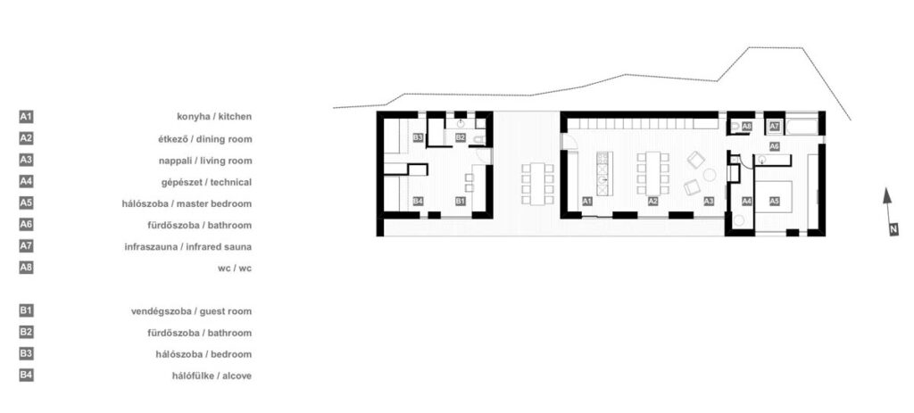 Casa en Acantilados, Hideg House, Béres Architects ©Béres Architects