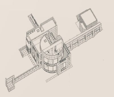 Richard Meier planos de Grotta House