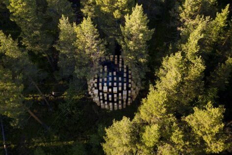 Bjarke Ingels, Biosphere at Treehotel ©BIG