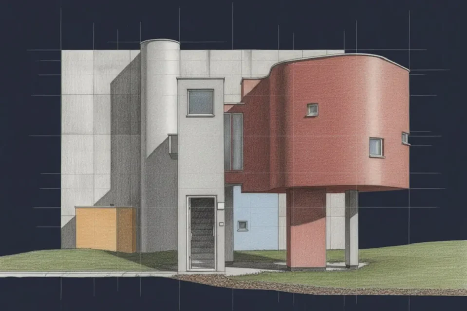 John Hejduk, Wall House 2 acceso