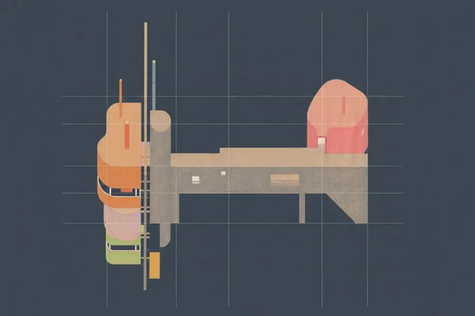 John Hejduk, Wall House 2 composicion volumetrica