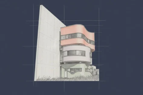 John Hejduk, Wall House 2 lateral