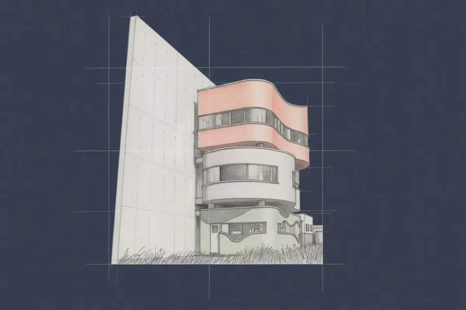 John Hejduk, Wall House 2 lateral