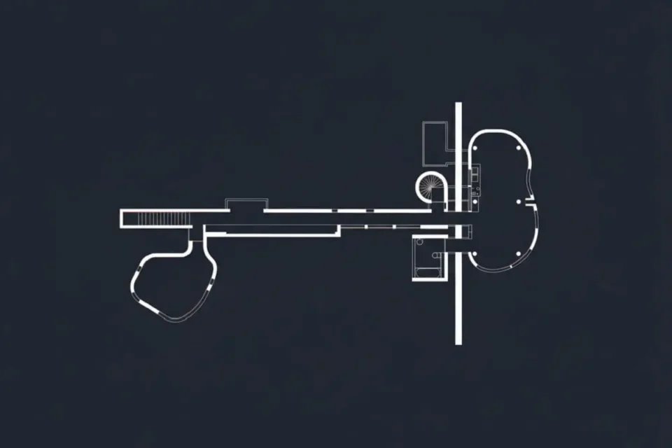 John Hejduk, Wall House 2 planta alta