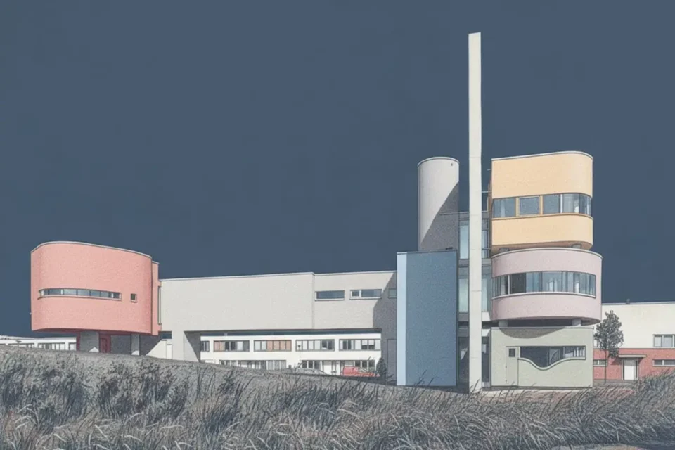 John Hejduk, Wall House 2 vista elevacion lateral