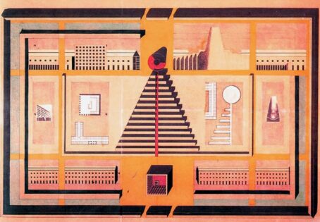 El azul del cielo, Cementerio de San Cataldo Modena ©Fundazione Aldo Rossi