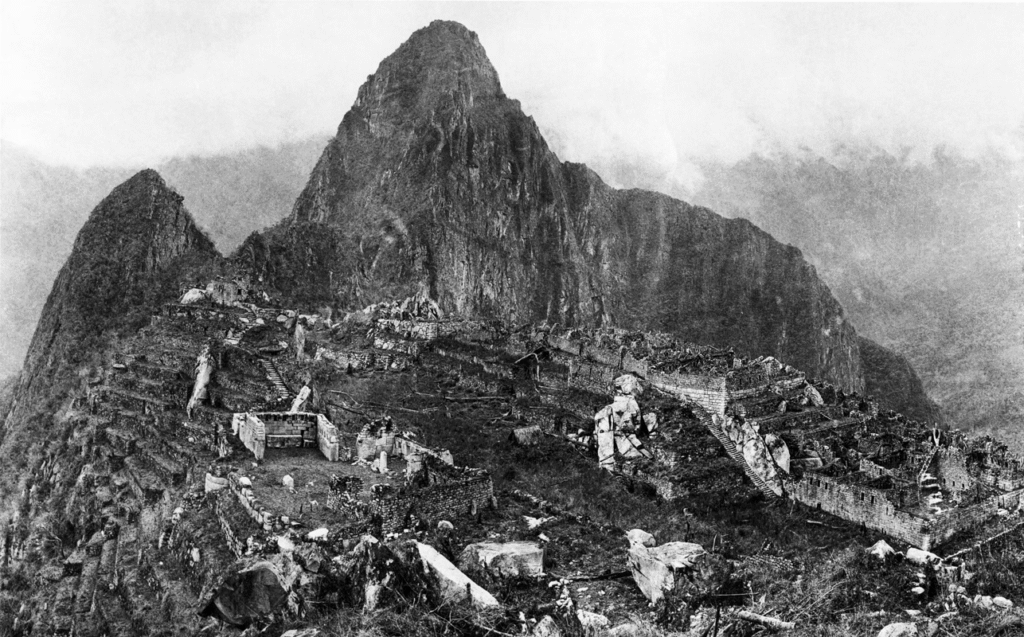 Machu Picchu, ©Hiram Bingham III - National Geographic Magazine, April 1913