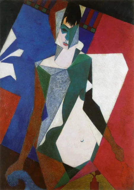 Jean Metzinger, April 1916, Femme au miroir