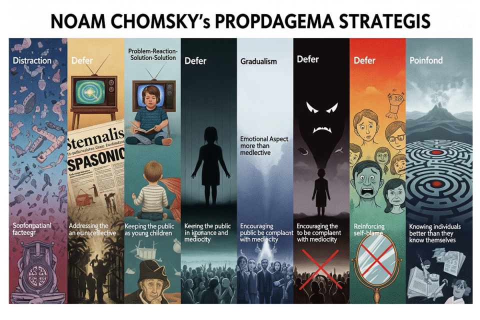 Manipulación Mediática de Noam Chomsky