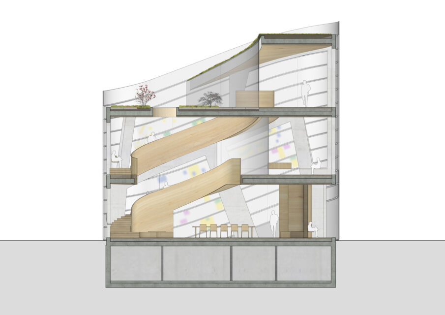 Steven Holl Architects, Maggie's Centre Barts ©Steven Holl