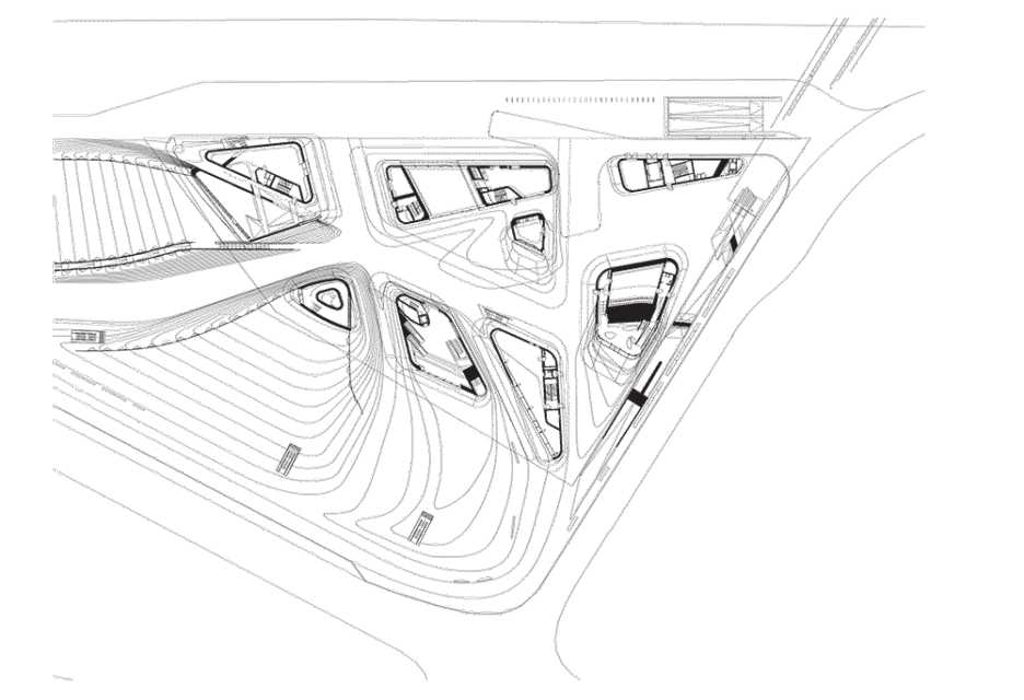 Zaha Hadid, Phaeno Science Centre Wolfsburg @Zaha Hadid Architects