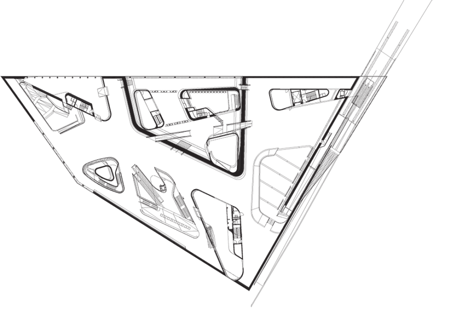 Zaha Hadid, Phaeno Science Centre Wolfsburg @Zaha Hadid Architects