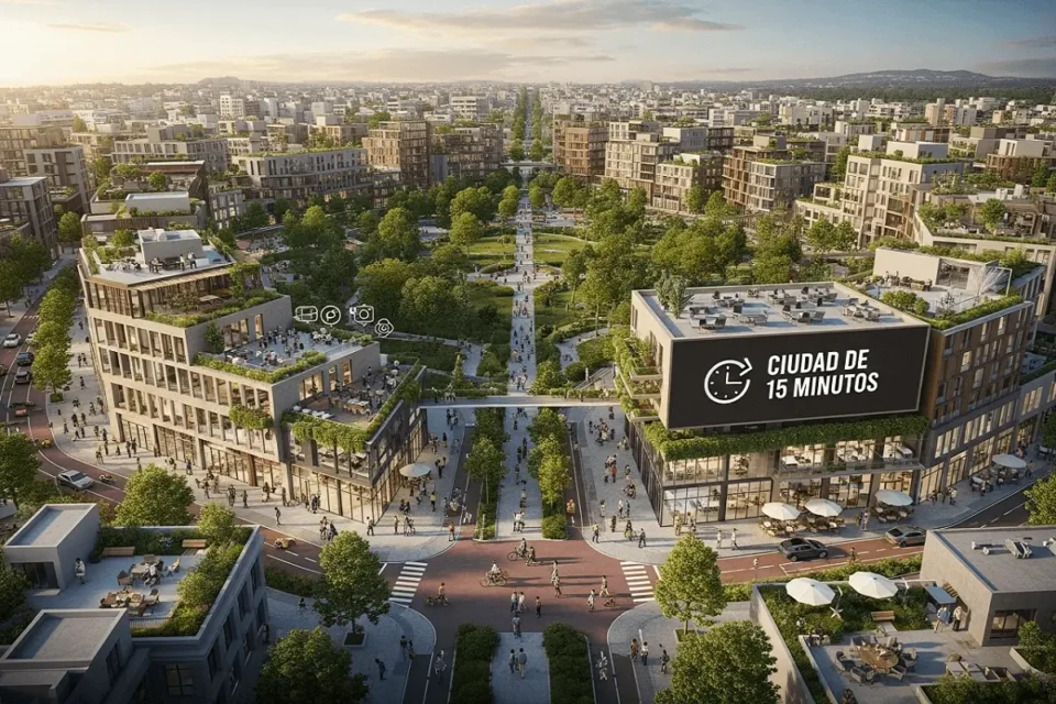 Ciudad de 15 Minutos reinterpreta el paradigma de la ciudad compacta