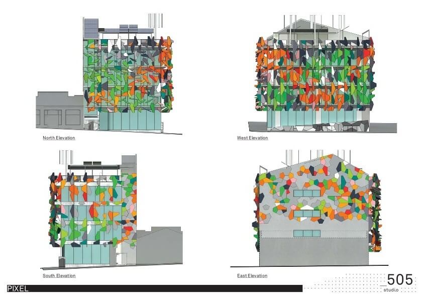 Pixel building en melbourne ©studio505 1