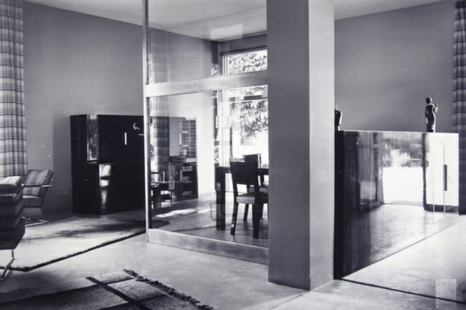 Giuseppe terragni, casa para artista junto al lago interior