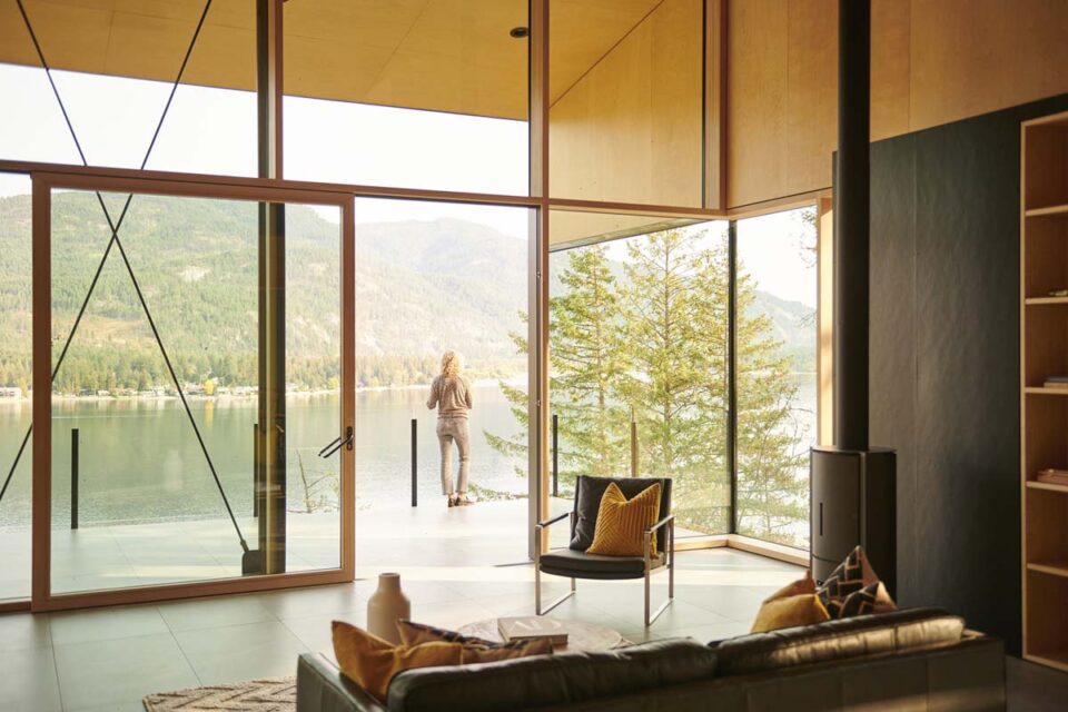 Cabaña boundary point h interior con vistas