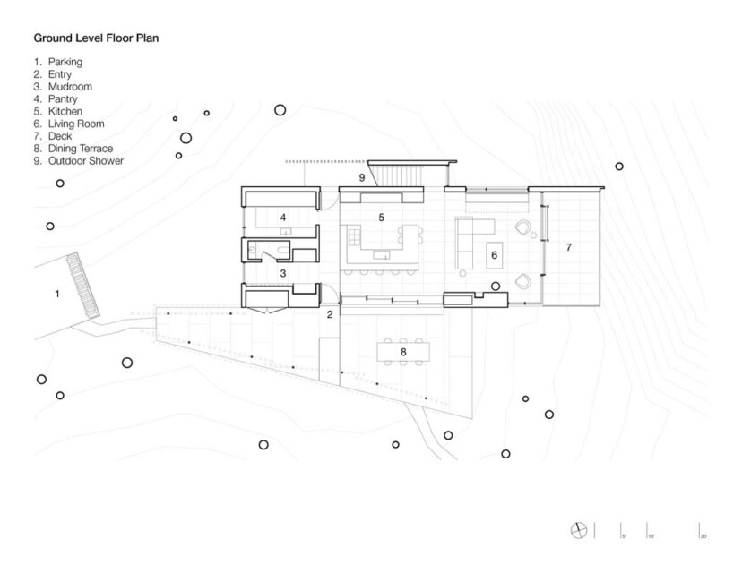 Cabaña boundary point m planta 1