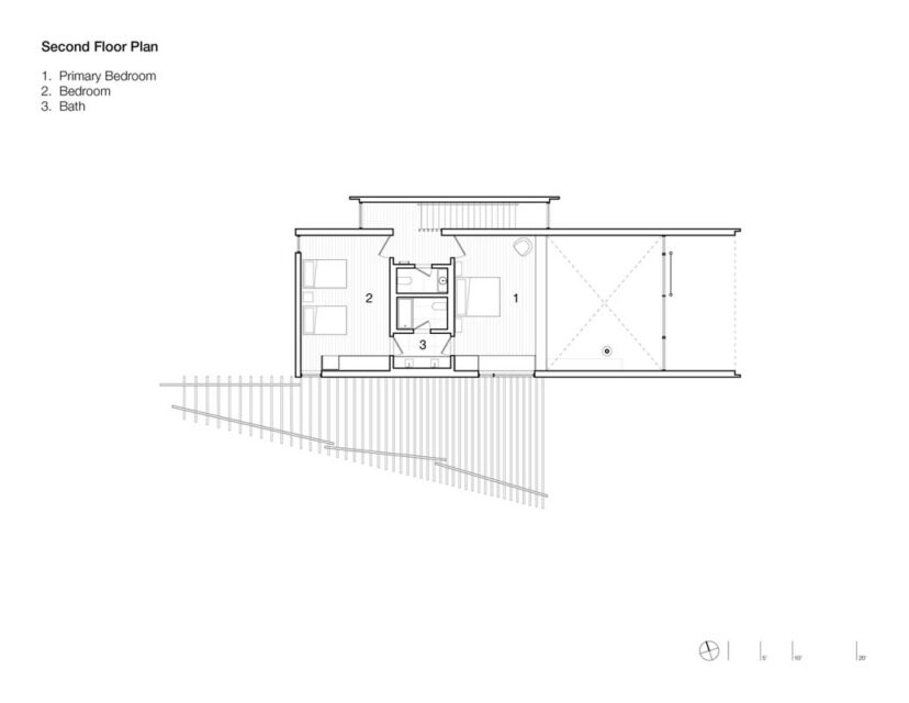 Cabaña boundary point n sección