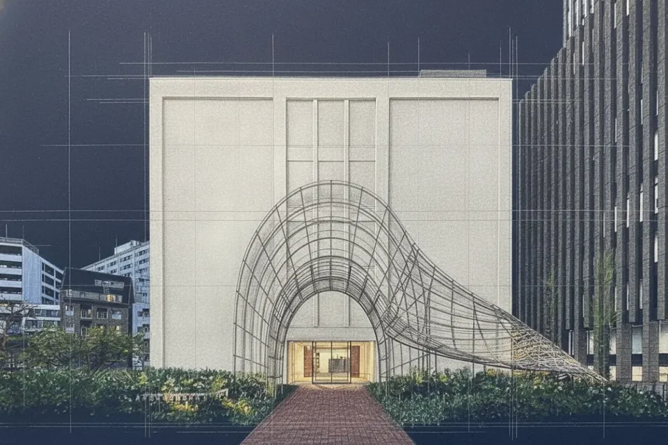 Biblioteca Murakami vista frontal