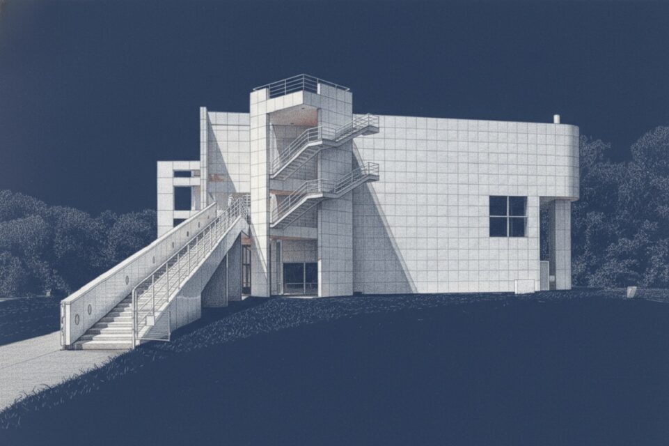 Atheneum New Harmony vista exterior acceso