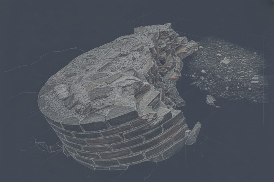 Basilica de Fano, ruinas