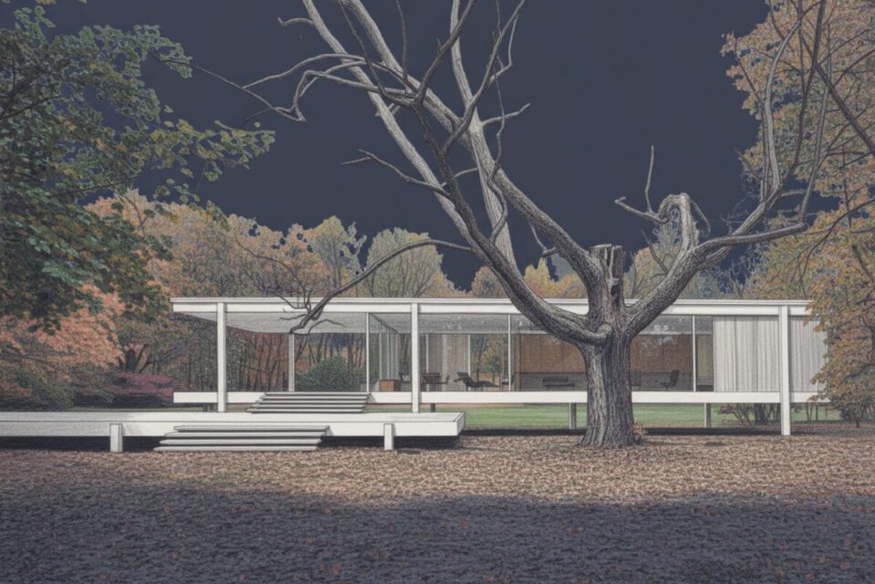 Farnsworth house exterior