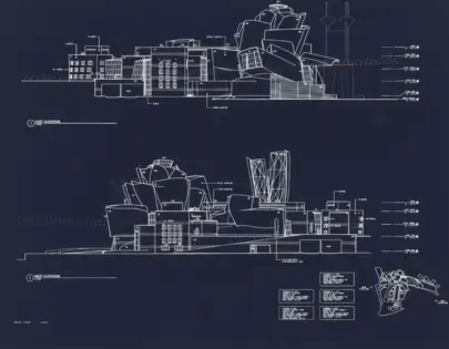 Museo Guggenheim Bilbao elevacion 2