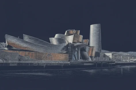Museo Guggenheim Bilbao elevación