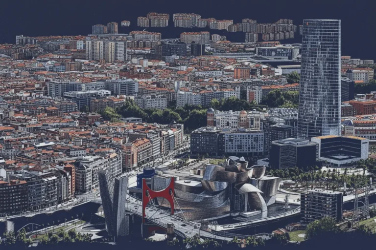 Museo Guggenheim Bilbao panorámica