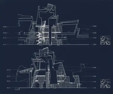 Museo Guggenheim Bilbao seccion 