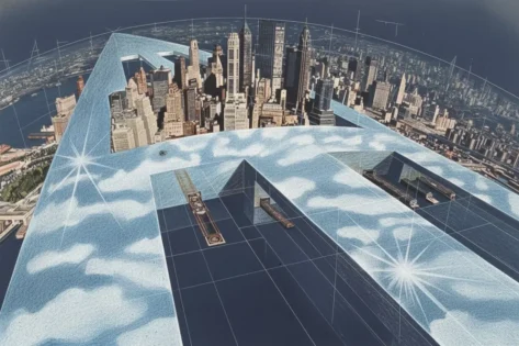 Superstudio Monumento Continuo Manhattan