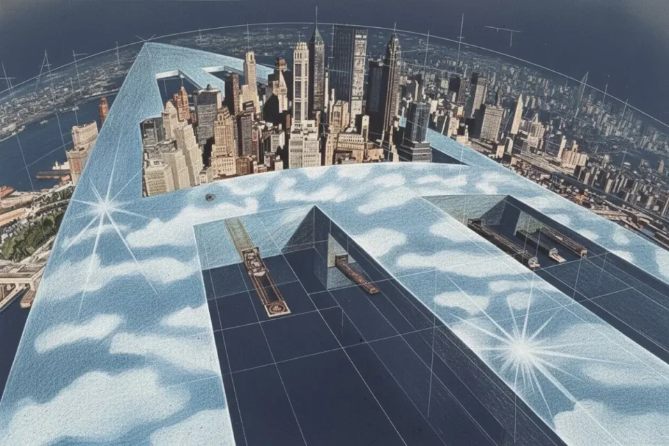 Superstudio Monumento Continuo Manhattan