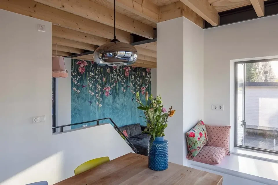 Houseboat, EVA architecten vista del interior