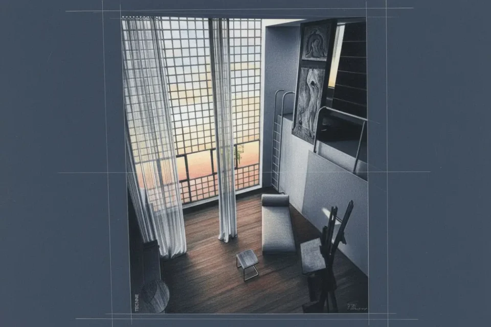 TTerragni Casa sul lago per Artista, Atelier