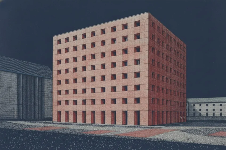 Aldo Rossi y Gianni Braghieri, Cementerio de San Cataldo Osario