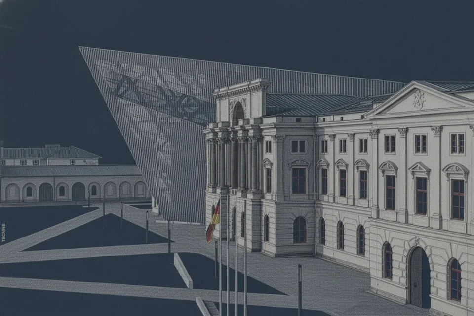 Daniel Libeskind, Museo de Historia Militar de Dresde la explanada lateral