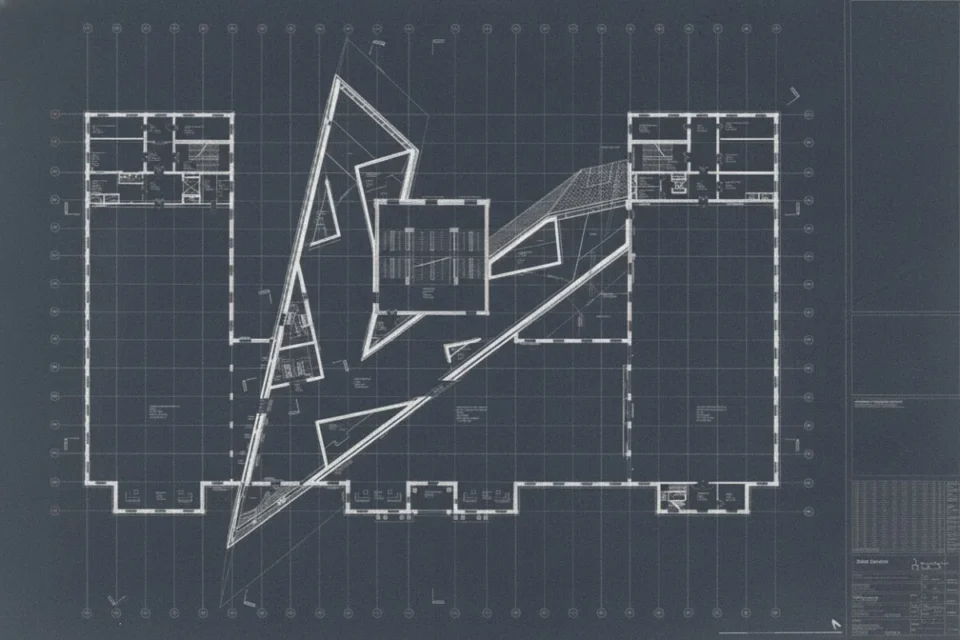 Daniel Libeskind, Museo de Historia Militar de Dresde plano de planta