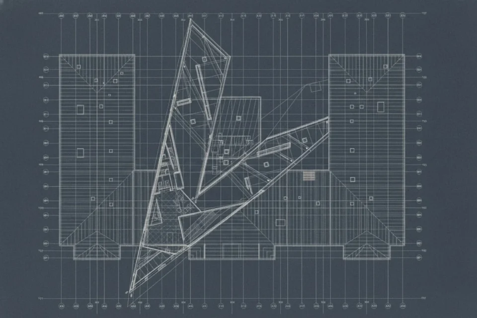 Daniel Libeskind, Museo de Historia Militar de Dresde plano planta