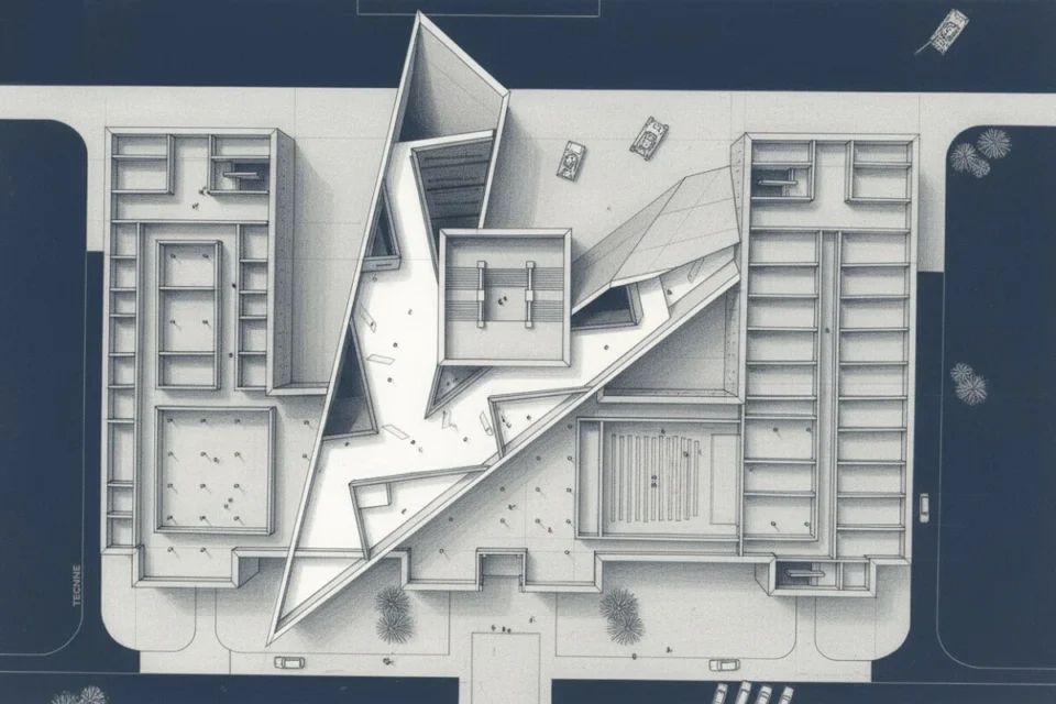 Daniel Libeskind, Museo de Historia Militar de Dresde seccion maqueta