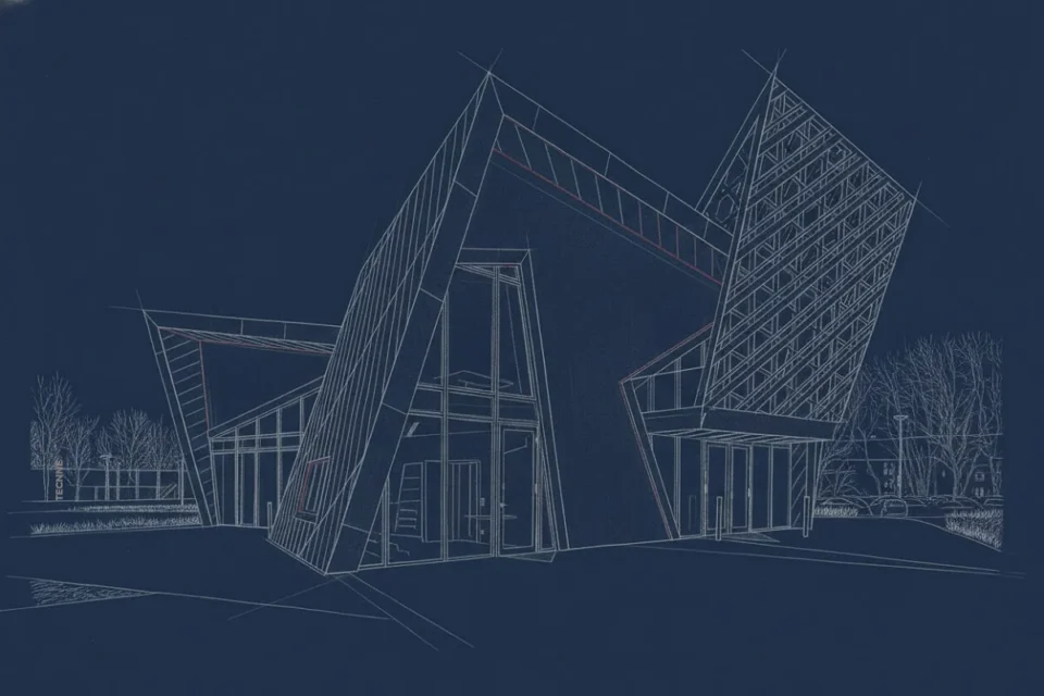 Daniel Libeskind, Villa Libeskind, dibujo