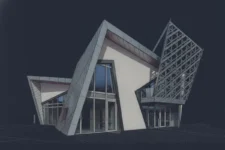 Daniel Libeskind, Villa Libeskind, vista elevación principal