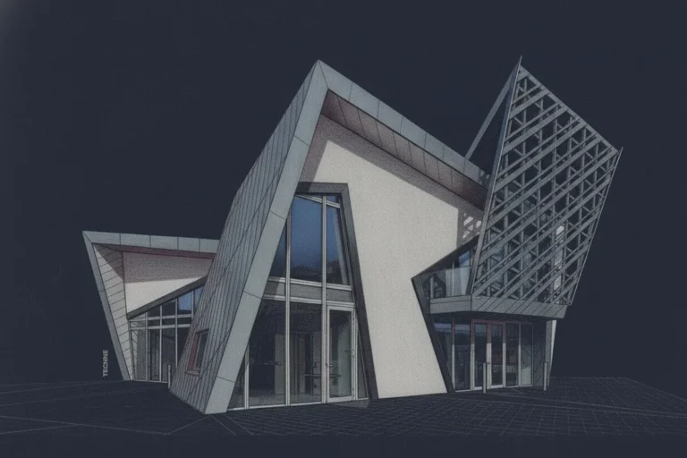 Daniel Libeskind, Villa Libeskind, vista elevación principal