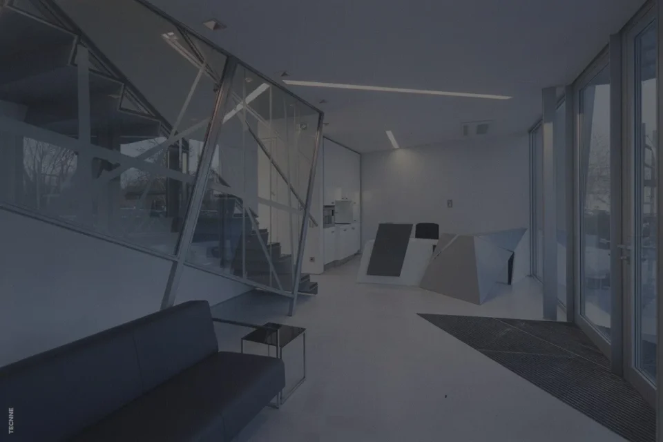 Daniel Libeskind, Villa Libeskind, vista interior