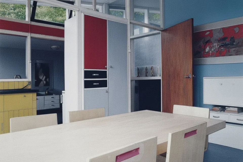 Gerrit Rietveld, Casa Slegers interior