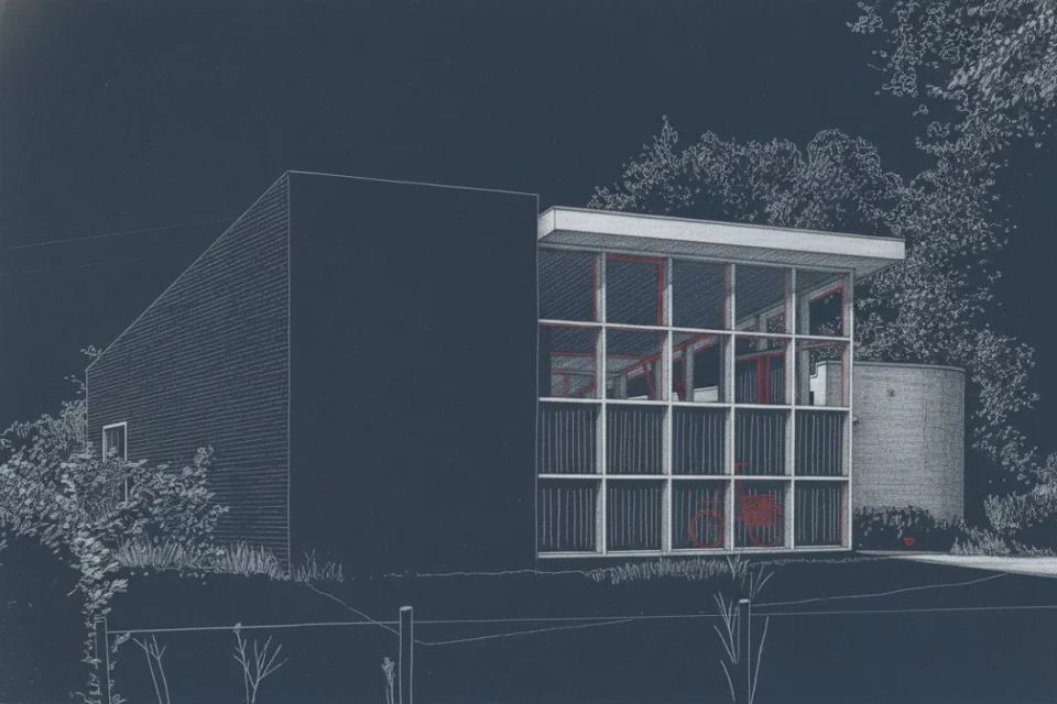 Gerrit Rietveld, Casa Slegers vista lateral