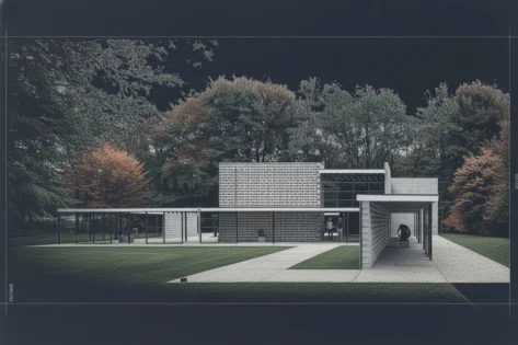 Gerrit Rietveld Pabellón Sonsbeek vista general