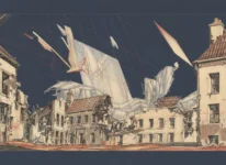 Lebbeus Woods, War and Architecture ©Lebbeus Woods