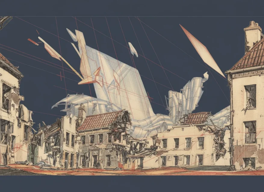 Lebbeus Woods, War and Architecture ©Lebbeus Woods